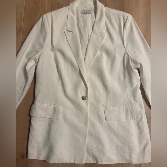 Wayf White Blazer Size XL - Picture 5 of 9